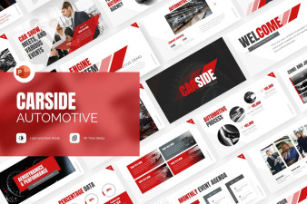 Carside Automotive PowerPoint Template
